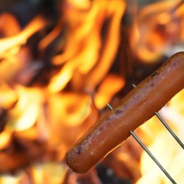 焚火の炎で焼いて食べるBBQスタイル「フォーキング」体験