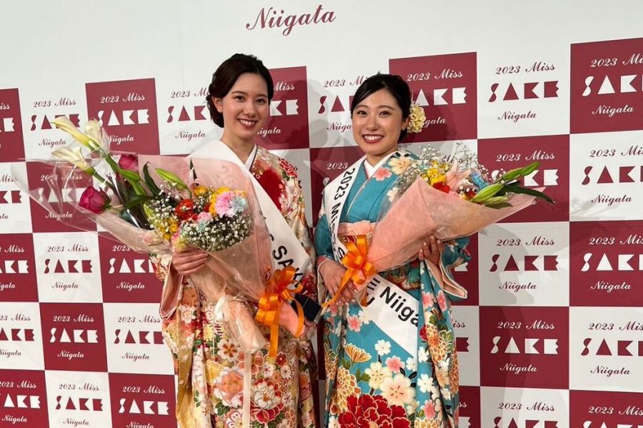 2023 Miss SAKE 新潟グランプリと準グランプリ受賞者