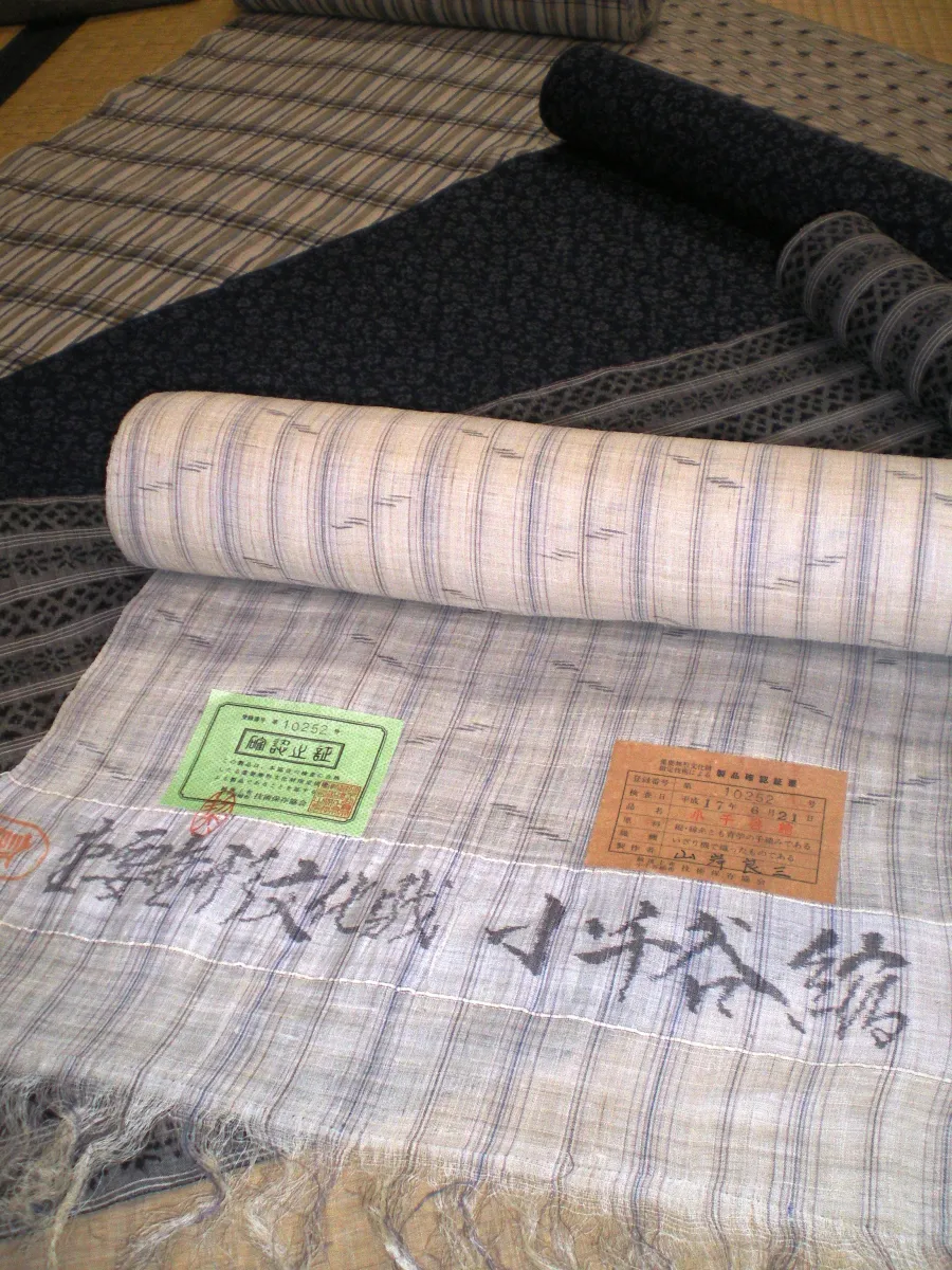 小千谷縮反物