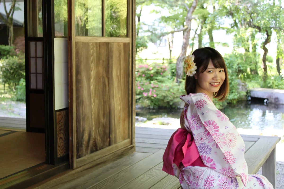 ゆかたのレンタルもあります。女子旅にどうぞ!