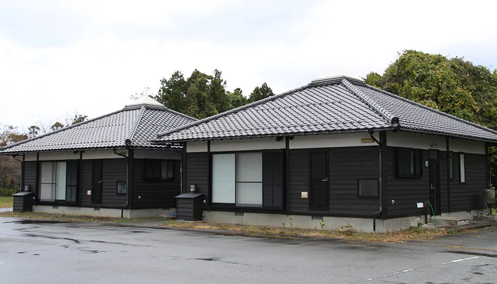 機能的な設備が整っている宿泊棟