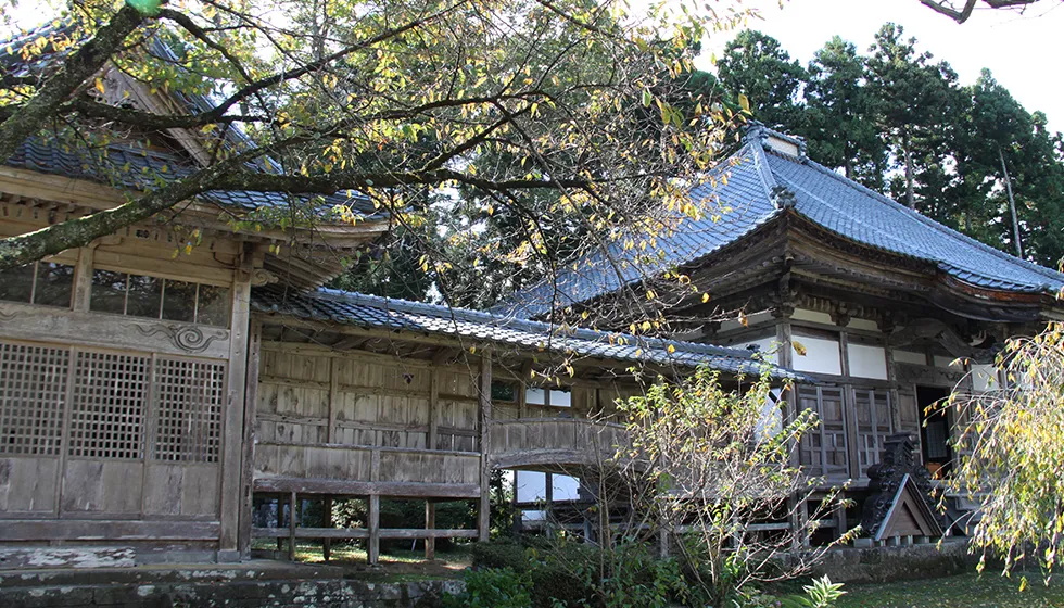 祖師堂へつながる回廊。