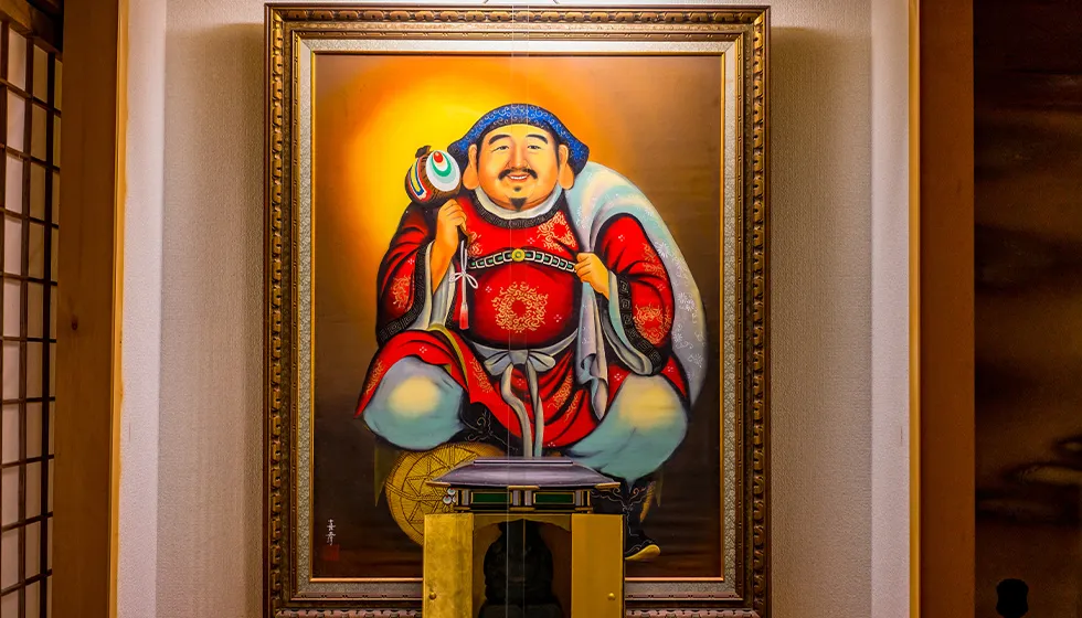 「佐渡七福神巡礼コース」でもあり、渋手大黒天を祀っています。