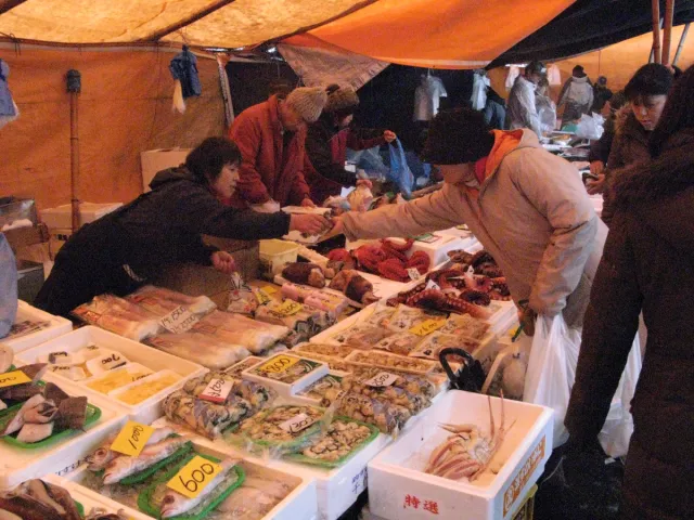 五泉市買物広場(五泉市定期露店市場)