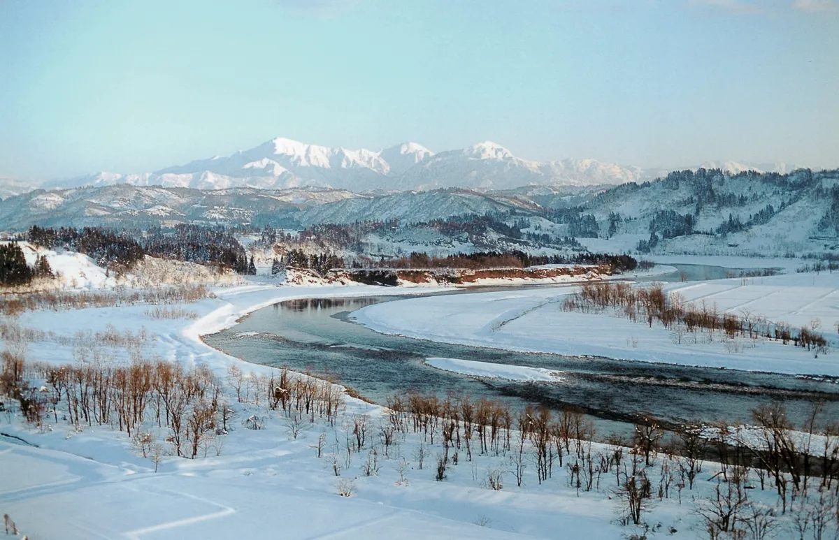 冬の立野原