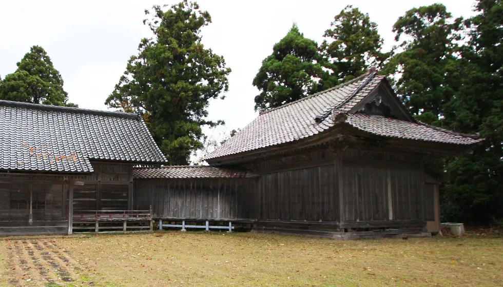 1751年に遡る古い神事能の記録が残る武井熊野神社