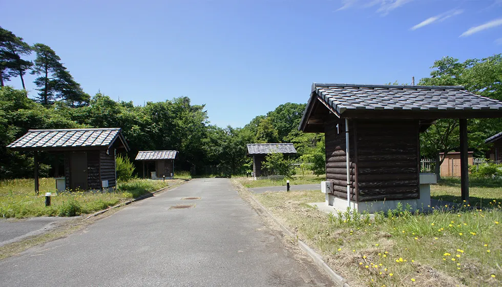 広い敷地に30区画のオートサイトがあります。
